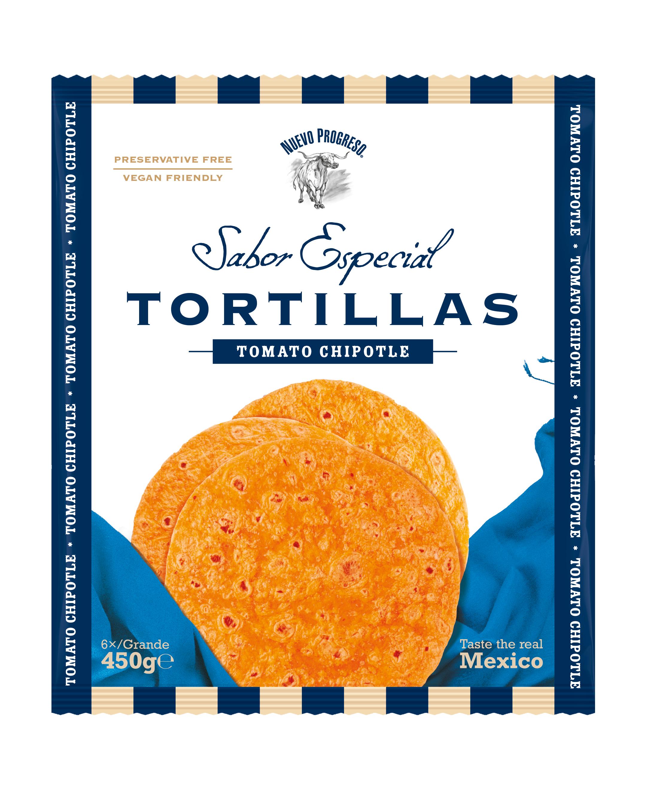 Tortilla Chili/Tomato 25cm / 6 ks RETAIL